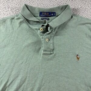Polo Ralph Lauren Shirt Pima Soft Cotton Teal Green Mens XL